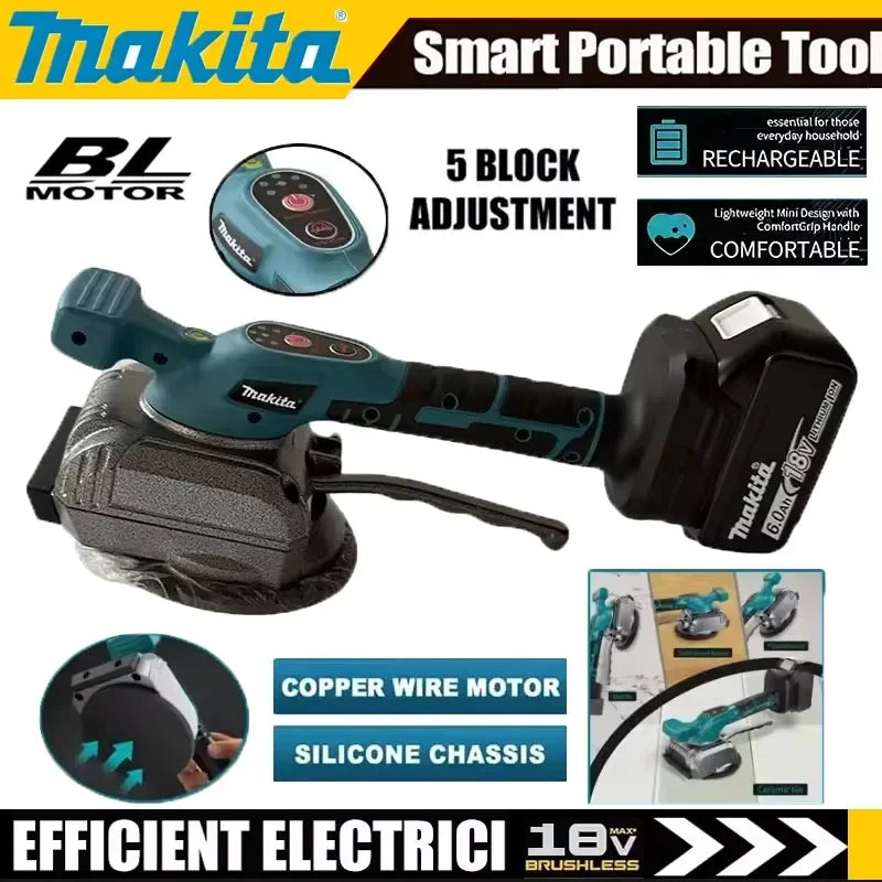 Makita Cordless Tile Intelligent Wall Tile Tiling Machine Tile Vibration Leveling Machine Power Tools For Makita 18V Battery