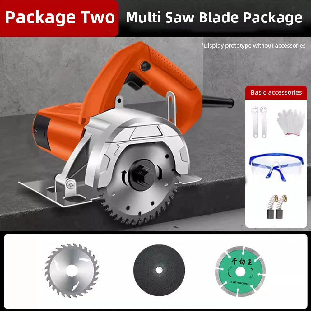 Electric Circular Saw Cutting Machine Copper Wire Motor 5M Extended Wire Handheld Power Tool for Wood Metal Tile