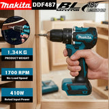 Makita DDF487 18V Brushless Cordless Drill Driver 60N Torque Chuck For Furniture Assembly And Tightening Bed Frame Bolts