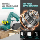 Electric Hand Planer 220V 1800W Multi-Functional Handheld Wood Planer Adjustable Depth Portable Electric Planer with Blade