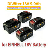 For Einhell Batteria 18V 9Ah Replacement Battery Li-ion Batterias 18V Battery Power X-change PXBP-600 PX-BAT52 Power Tools