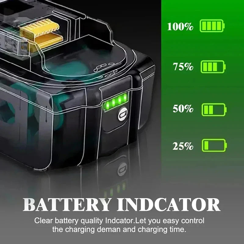 2026 Original Makita 18V LXT Lithium Battery 9.0Ah/6.0Ah/5.0Ah for BL1890 BL1860B BL1850 & DDF487