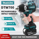NEW 100% Makita DTW700 Brushless Electric Screwdriver, 18V Battery 6.0AH, Rechargeable Drill Driver, Woodworking Milling Center