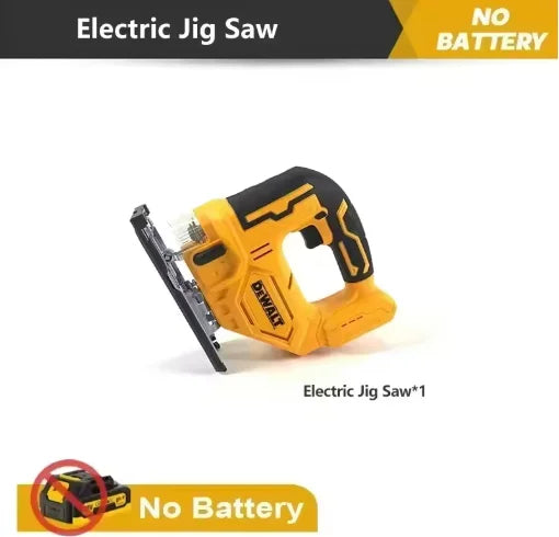 Dewalt 2700RPM Brushless Curve Saw, 20V Cordless Electric Jig Saw, Portable Multifunction Adjustable Woodworking Power Tool