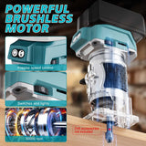 Brushless Cordless Edge Trimmer Machine For Makita 18V Battery Slotting Tool Milling Woodwork Engraving Machine Home DIY Tools