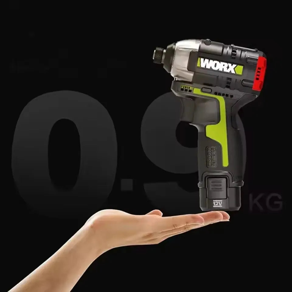 WORX WU132X WU132 Cordless Impact Screwdriver 320W 160Nm 12v 3600rpm Brushless Motor Adjust Torque Univeral Battery Power Tool