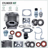 48mm Cylinder Piston Kit For Stihl MS360 036 Pro 034 Super MS340 Spark Plug Bearing Gasket Oil Seal Intake Manifold Rebuild Kit