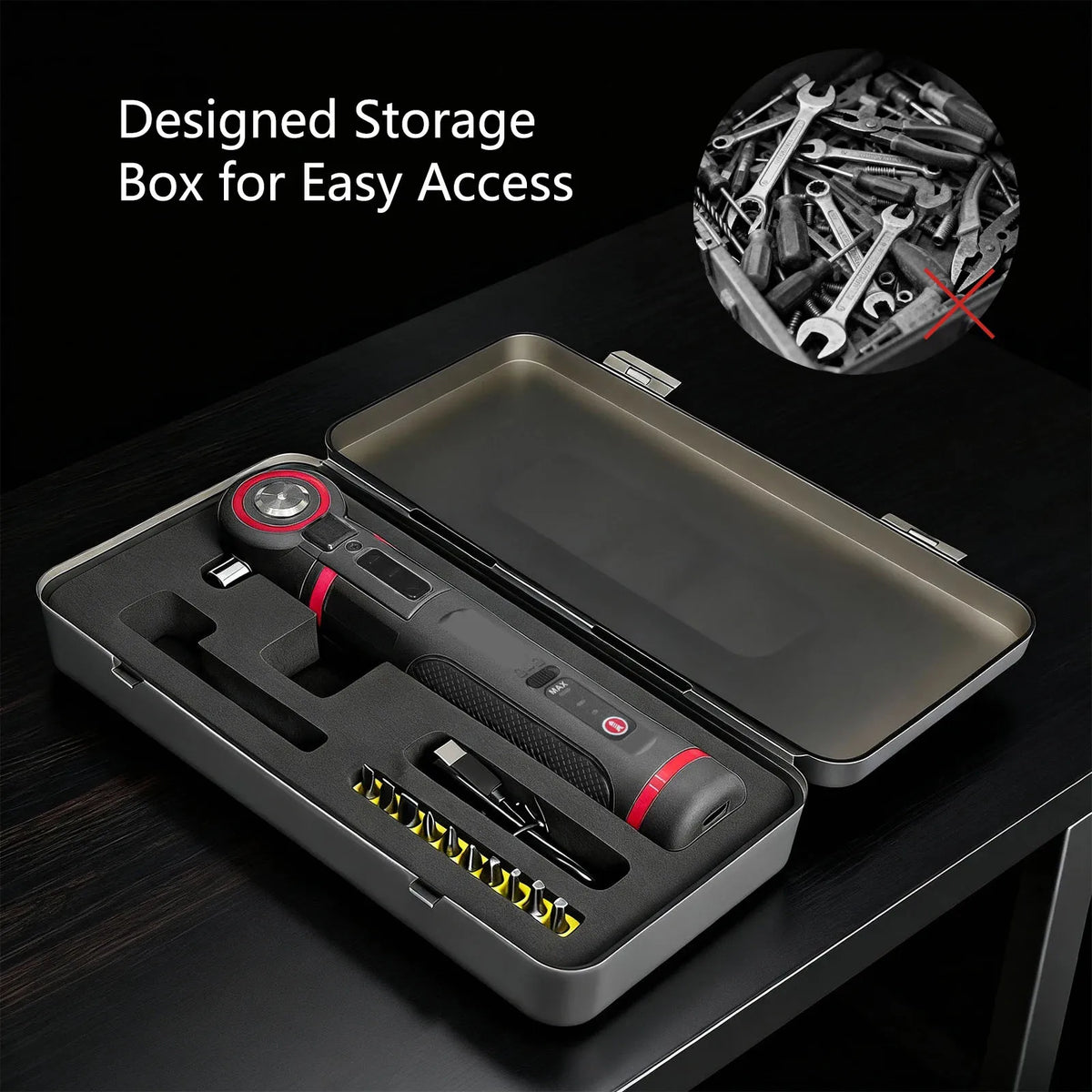 Adjustable Angle mini Electric Screwdriver Set, Handheld Screwdriver Tool for Household Lithium Power Charging