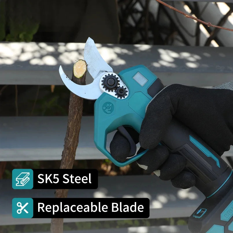 2026 new 45MM Cordless Brushless Electric Pruning Shear Tree Bonsai Pruner Branches Cutter Power Tool For Makita 18V Battery