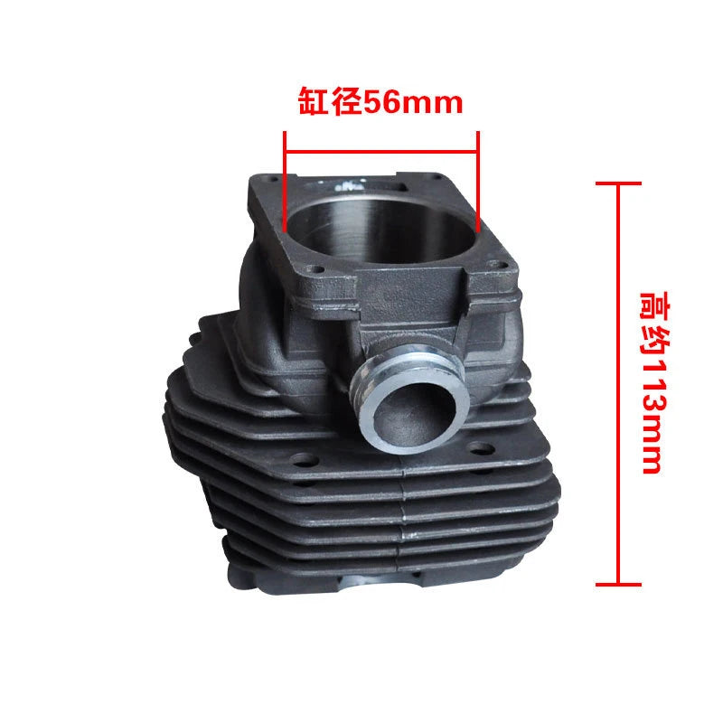 56mm Nikasil Cylinder Piston Kit for STIHL MS661 MS661C Chainsaw, Replace 1144 020 1200, 91.1cc 2 Stroke Engine Assembly