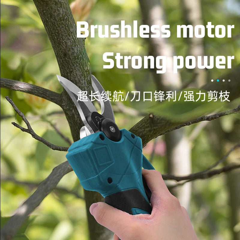 FORGEKIN 4IN1 Brushless Telescoping Pole Electric Chainsaw Scissor High Branch Garden Pruning Tool For Makita 18V Battery Pin
