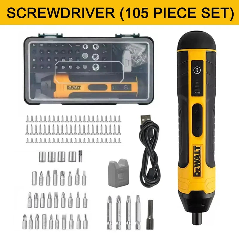 DEWALT Cordless Electric Screwdriver HT422 3.6V 5N.m Torque 1/4" Hex Chuck 1300mAh Li-ion Battery Rechargeable For HomeDIYRepair