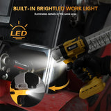 Electric Goddess Electric Grease Gun LED Oil Injector Fat Machine Electric Grease Gun Tools For Dewalt 20V Battery