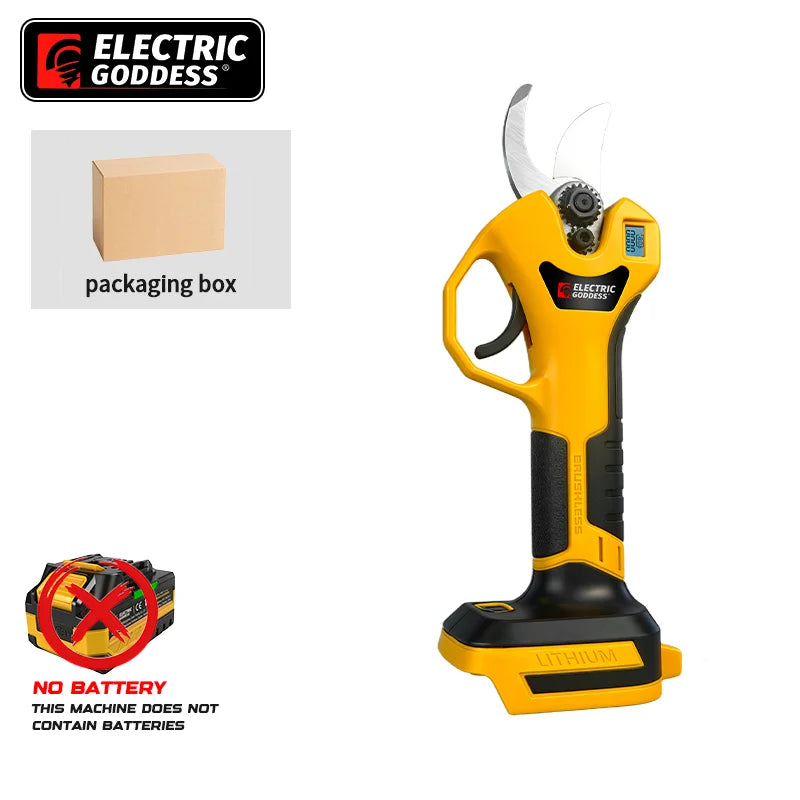 Brushless Electric Scissor Garden Trimmer 25mm Electric Pruning Shears Cutting Garden Power Tools for Makita 18V Battery Pins