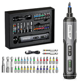 DELI-Mini Electric Screwdriver Set, Multi-function Disassembly, Torque Repair Tools Kit, Household Cordless Power Drill Tools
