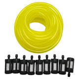 5M 16ft 1/8" x 1/4" 3mm x 6mm Tygon Fuel Hose Line Filter For Stihl Husqvarna Echo Craftsman Chainsaw Blower Trimmer