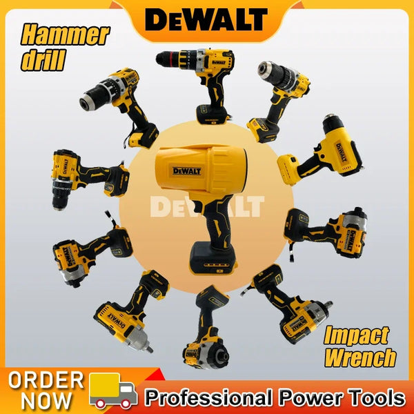 DEWALT Cordless Brushless Angle Grinder, Cutter, Electric Wrench, Electric Air Pump, Vacuum, Jigsaw, Multifunctional Power Tools