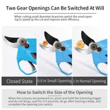 KOHAM Cordless Electric Pruning Shears 1 IN Tree Branch Cutter Garden Pruner Orchard Electric Scissor Kit or Blade Battery Parts