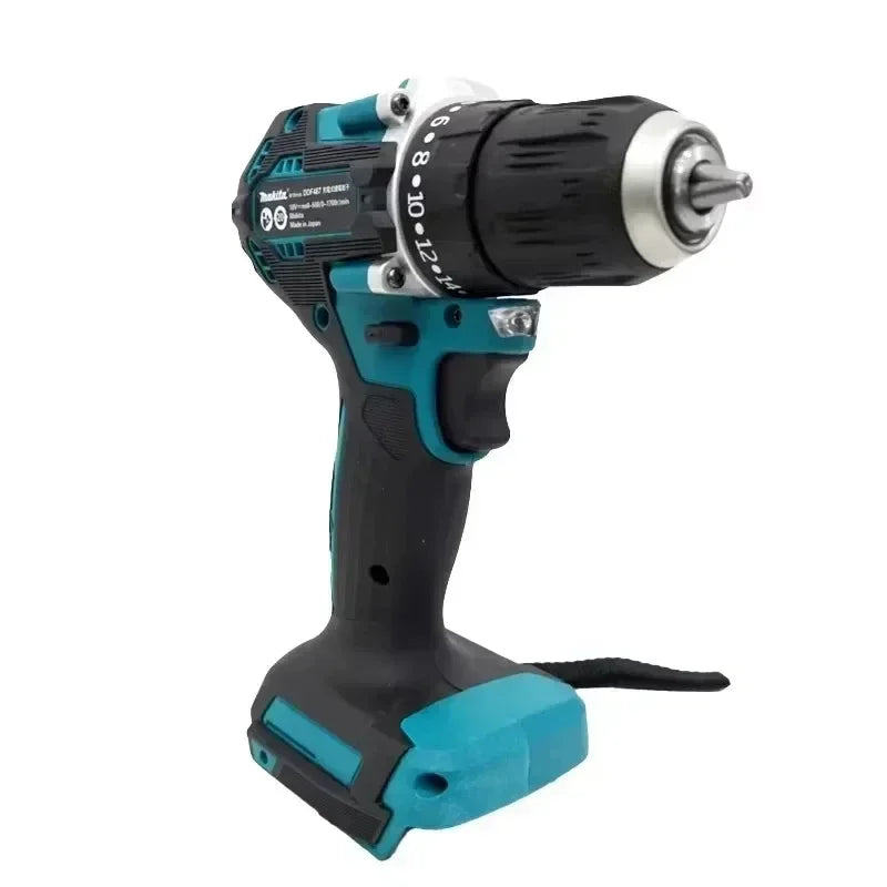 Makita 18V LXT Brushless Drill Driver DDF487 60N Torque 0-500/0-1700 RPM 0.3-10mm Chuck For Wood Furniture Assembly Projects