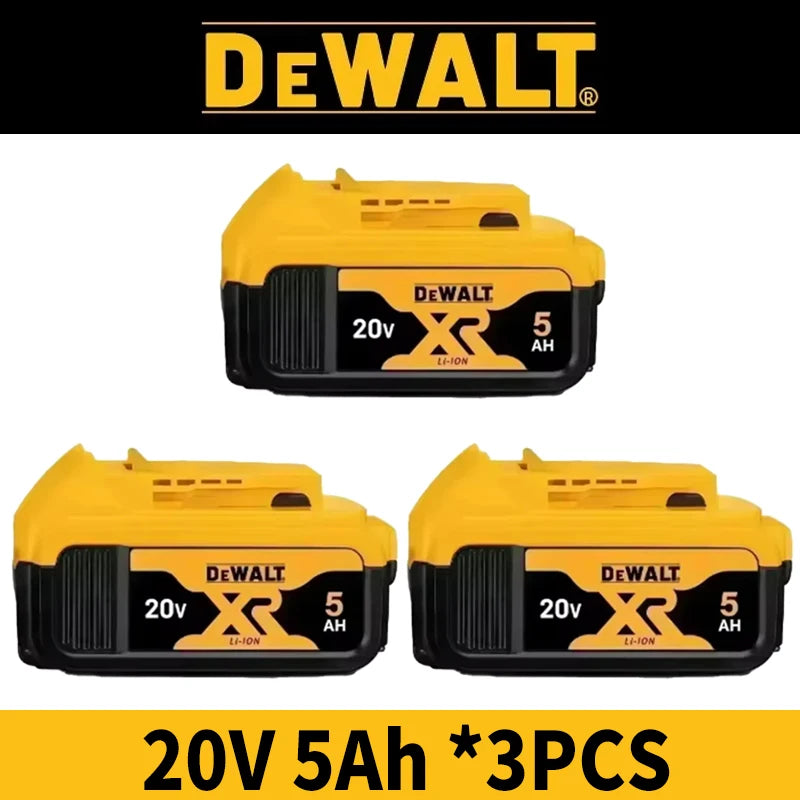 100% Genuine DEWALT Battery 60V 9Ah Flexvolt battery 20V 6Ah 5Ah DCB1104 DCB609 DCB206 For Dewalt rechargeable tool battery