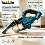 Makita Cordless Handheld Vacuum Cleaner 0.7L Capacity For Sofa Mattress Crumbs And Family Room Dust Cleanup Under Furniture