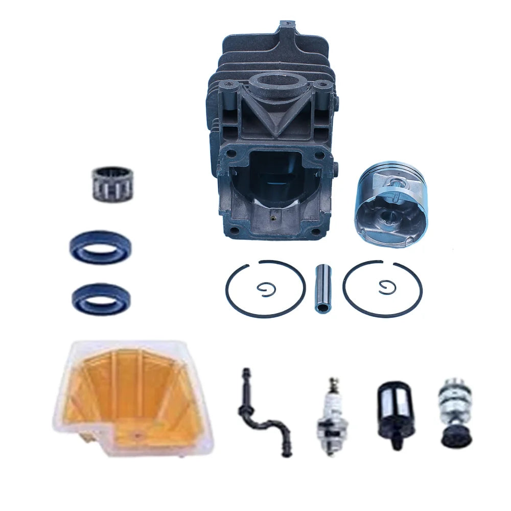 46mm Nikasil Plated Cylinder Piston Ring Kit For Stihl MS270 MS280 MS280C MS 270 280 Chainsaw Replace Part # 1133 020 1203