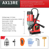 Industrial Grade Magnetic Drill Powerful Drilling Machine Magnetic Drill Press Machine for Engineering Steel Structure