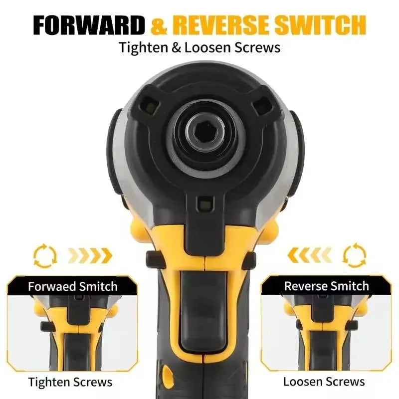Dewalt DCF850 Wireless Electric Screwdriver Brushed Motor 1.1kg LED Suitable for Screw Removal Drilling And Other Tasks