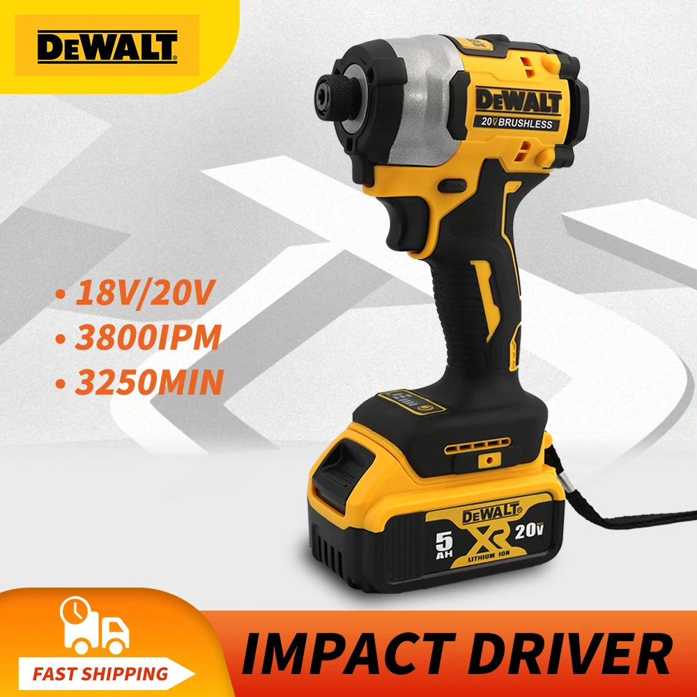 Dewalt DCF850 Wireless Electric Screwdriver Brushed Motor 1.1kg LED Suitable for Screw Removal Drilling And Other Tasks