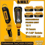 DEWALT 20V Lithium Battery 90 Degree Multifunctional Folding Work Light Portable Camping Light Emergency Flashlight Car Service