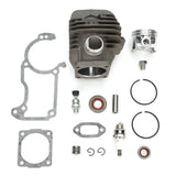 Grey Cylinder Piston Kit Large Bore Compact Engine Rebuild Kit Easy to Install Metal for Stihl 026 MS260 026PRO