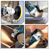 YOFIDRA 3000W 125MM Brushless Electric Angle Grinder M14 Grinder Polishing Cutting Machine Power Tool For Makita Battery Pin