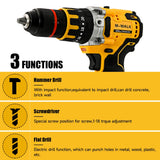 M-WALK DCD791 Brushless Electric Drill 13mm Cordless Screwdriver Rechargeable Impact Driver Tools For Dewalt 18/20V Battery Pins