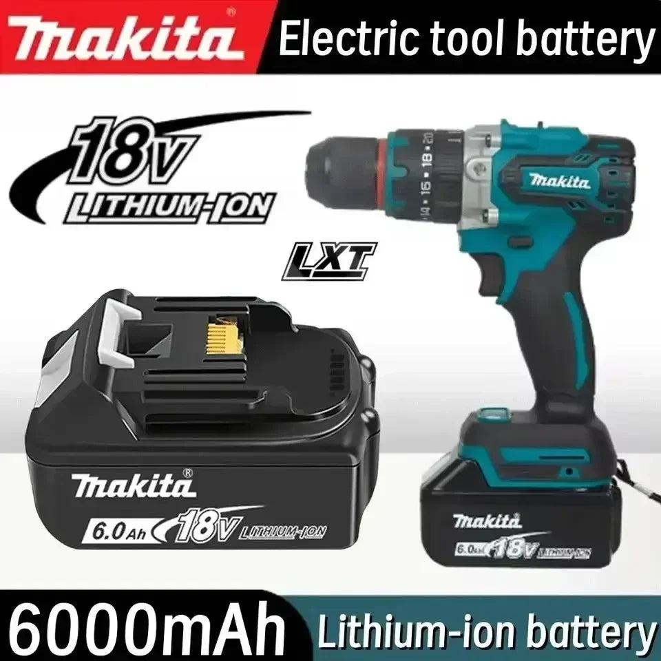 Makita 100%Original DDF487 Cordless Driver Drill 18V Brushless Electric Impact Screwdriver Rechargeable Power Tool
