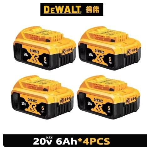 Original DEWALT 20V/60V Battery DCB606 DCB609 DCB182 DCB205 DCB206 DCB209 Power Tool Dewalt 18V Battery 6AH 9AH Battery.