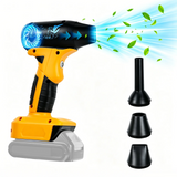 Brushless Electric Turbo Blower Jet Fan 130000RPM 4-Speed Handheld Air Blower Leaf Dust Blowing Tool for Dewalt 20V Battery Pin