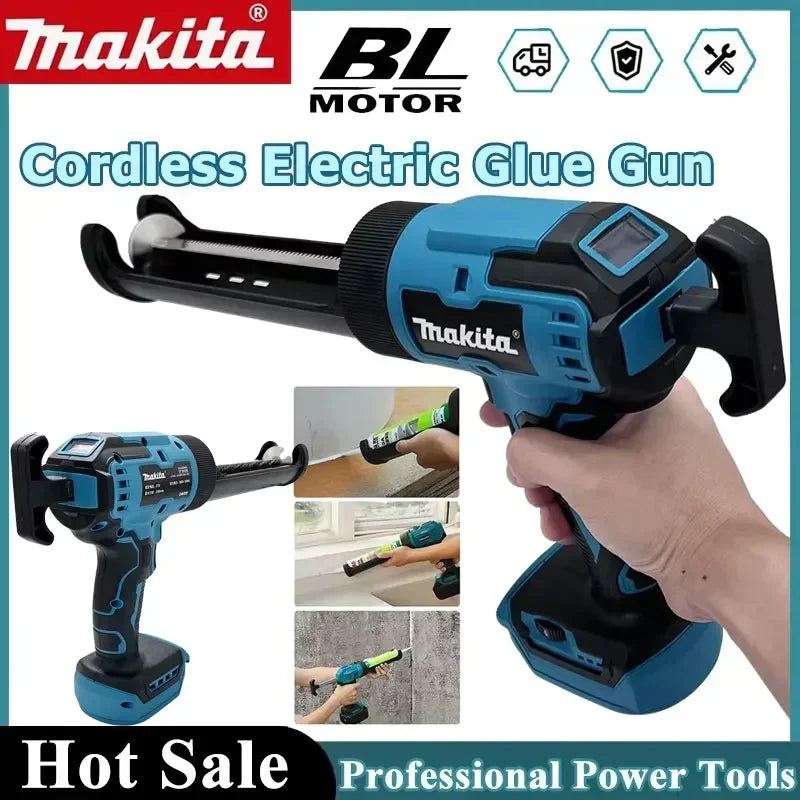 Makita Wireless Glass Windows Electric Glass Glue Gun Cement Glass Adhesive Glue Seal Sealant Filling Sewing Gun For 18V Battery