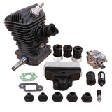 42.5MM Engine Motor Assembly Cylinder Piston Carburetor AV Buffer Set For Stihl MS250 MS230 025 023 MS 250 230 Chainsaw Spares