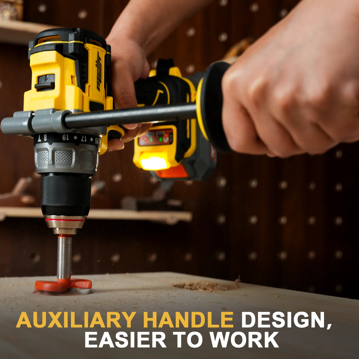MELLIF 110N.M HIGH TORQUE IMPACT DRILL DRIVER, COMPATIBLE WITH DEWALT 20V MAX BATTERY (Battery Not Included)