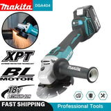 Makita DGA404 Brushless Cordless Angle Grinder 10000 RPM For Removing Rust From Steel Gates On Outdoor Fence Repair Jobs