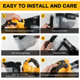 DEWALT dcv501 20V Cordless Vacuum Cleaner 18V powerful, LED Lighting, 0.7L Large Dust Cup,for Home and Car Interior Cleaning