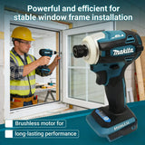 Makita DTD172 18V LXT 180Nm Brushless Cordless Impact Driver Compact Unit For Home Renovation General Bolt Fastening DIY