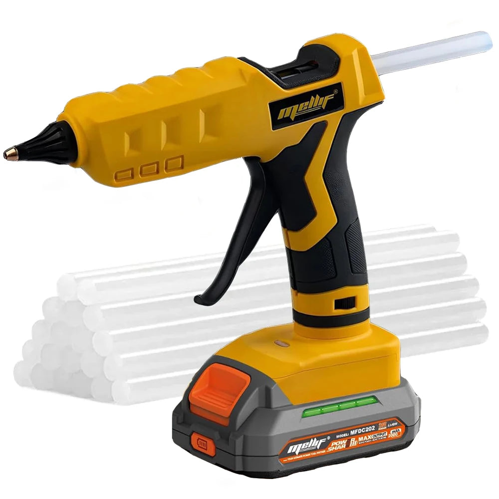 Cordless Hot Glue Gun Compatible with Dewalt 18V 20V for Makita 18V with 20 Glue Stick DIY Heat Repair Tool DIY Gift(Tool Only