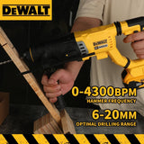 DEWALT DCH263B Cordless Rotary Hammer 3-Mode Drill Hammer Chisel 28mm Concrete SHOCKS D-Handle Tool Only