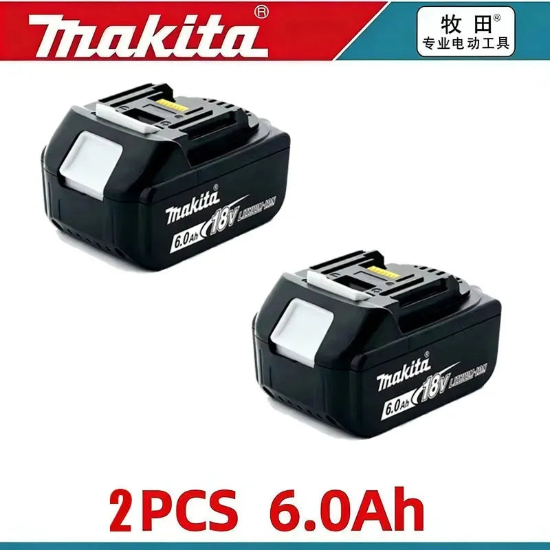 100% Original Makita Battery 18V Rechargeable Battery Replacing Makita BL1830BL1840BL1850BL1860B Power Tool Battery