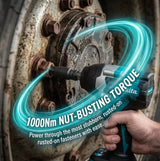 Makita DTW700 18V 1/2 Inch Brushless Impact Wrench 700Nm/1000Nm 4-Mode Power Tool for Auto Repair Heavy-Duty Use