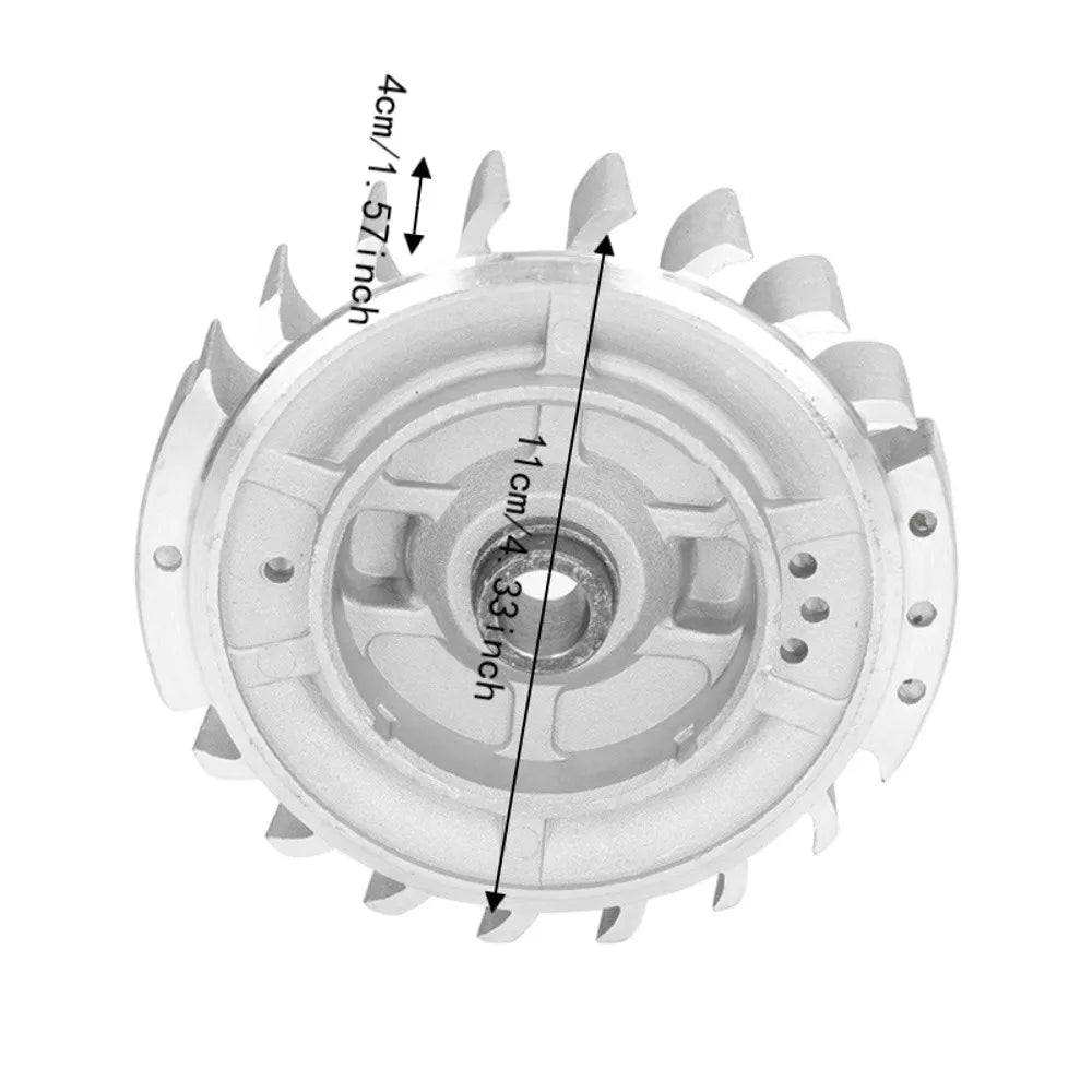 High Accuracy Chain Saw Flywheel High Hardness Aluminium Alloy Fly Wheel Accessory Compact Easy to Install for STIHL 044 MS440