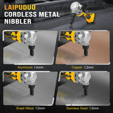 Cordless Metal Nibbler 30000RPM Brushless Electric Nibbler Metal Cutter Stainless Steel Cutting Tool for Dewalt 20V Battery Pin