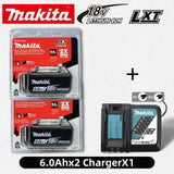 Makita 18V 5.0Ah Battery BL1850B BL1860B With DC18RC Charger Combo 100% New High Quality For DDF485Z DHP487 DTD149Z LXT Tools