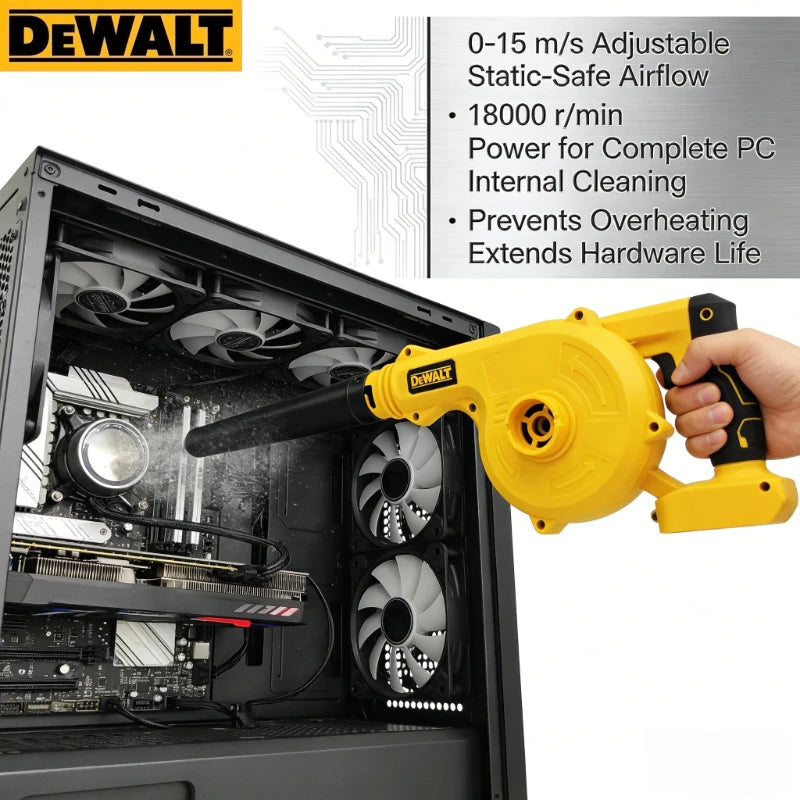 Dewalt Cordless Brush Leaf Blower Vacuum 2 in 1, Air Blower and Vacuum for Dewalt Battery